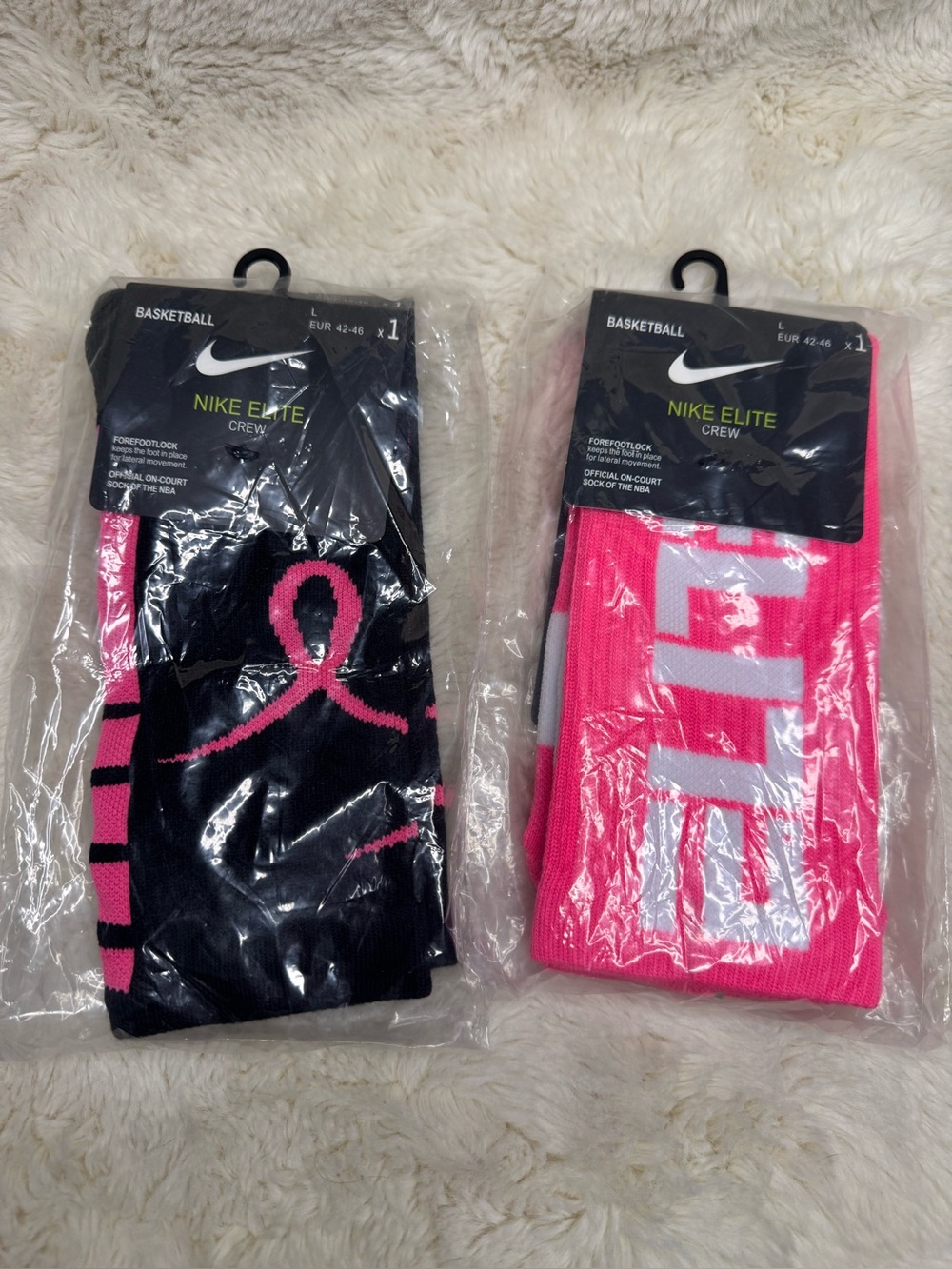 New Nike Elite Crew Socks - 2 Pair